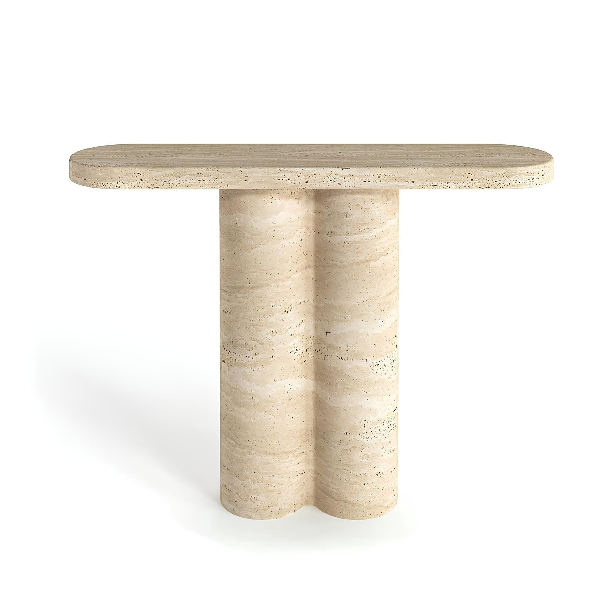 Travertin Wandtafel Sculpturale Poten | Seronel